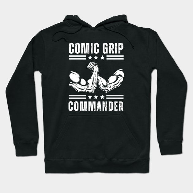 Arm Wrestling Hoodie by footballomatic